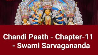 Chandi Paath Chapter11  Swami Sarvagananda [upl. by Yahska276]