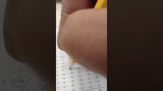 How to fill out a Scantron [upl. by Ocram]