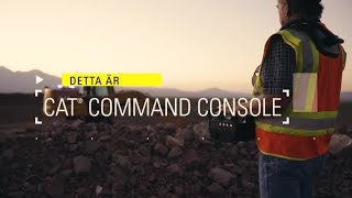 Cat® CommandKonsol för Grävmaskiner SV [upl. by Ecikram]