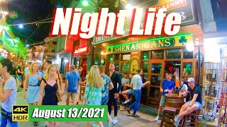 Nightlife Of Hersonissos Crete Greece 2021 Walking Tour [upl. by Yvonner]