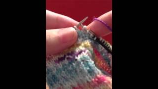 Knitting How to Prevent Laddering with DPNs [upl. by Melosa]