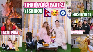 Most memorable Tihar at Boudha 🥹🪬🧿 ll Yeshidon Vlogs [upl. by Hake]