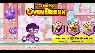 Cookie Run Ovenbreak  Lilac Cookie Trial Low Spec Diamond 320M [upl. by Crutcher]