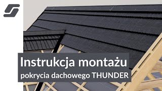 Instrukcja montażu pokrycia dachowego THUNDER od BTR Systems [upl. by Lorn]