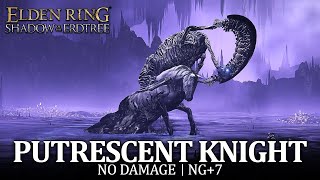 Putrescent Knight Boss Fight No Damage  NG7 Elden Ring DLC [upl. by Jablon]