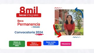 🚀Todo Sobre BECA PERMANENCIA 2024 Y Las 8000 Becas Requisitos Beneficios Cronograma Y Puntajes🔥 [upl. by Ewan653]