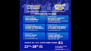 YOUTH WEEK CELEBRATION 2024 DAY 2 BUILDING CAPACITY TO REACH OUT  230724 [upl. by Yrrej15]