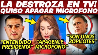 LA NOQUEAN EN TV HUMILLAN A AZUCENA ¡QUERIA APAGAR EL MICROFONO YUNES SE QUEDA EN EL PAN [upl. by Plotkin597]