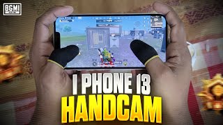 IPHONE 13 Handcam A 60FPS  3 Fingers  Full Gyroscope BGMI  YouTube Tanmay [upl. by Pietje516]