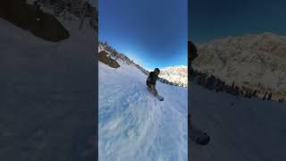 Boulder at Snowbird snowboarding snow snowboard snowbird mountains [upl. by Noyk853]