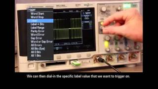 quotAgilent DSOX3AEROquot ARINC 429 Triggering and Decoding [upl. by Nevlin]