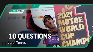 10 Questions with Jordi Torres  2022 MotoE [upl. by Sands]