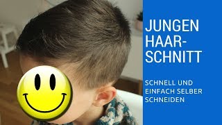 HAARE SELBER SCHNEIDEN für JUNGEN  MÄNNER [upl. by Anaimad583]