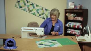 Quilting Quickly Island Chain  Batik Table Runner Quilt Pattern using Precuts [upl. by Lotson]