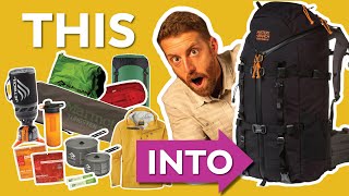 How to Fit Everything You Need for Backpacking in Your Pack [upl. by Jeffery187]