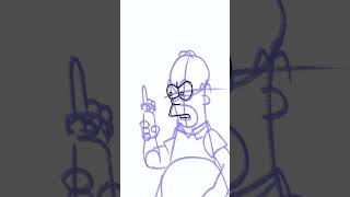 Let’s Draw Monkey Paw  The Simpsons shorts [upl. by Kieger]