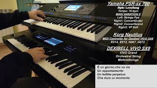 Spazio Tempo  Un professore  cover strumentale con testo  instrumental cover with lyrics [upl. by Parsifal]