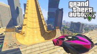 GTA 5 Mega Ramp Test  GTA Test Series [upl. by Gustaf353]