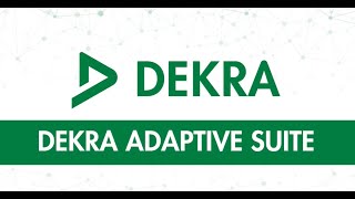 DEKRA Adaptive Suite [upl. by Adamec909]