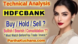 HDFC Bank Technical Analysis Bearish Patterns and Key Levels to Watch [upl. by Garber]