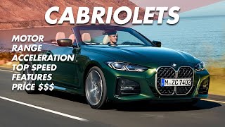 Top 5 Cabriolet Cars 4Door Convertibles 20232024 · Price Guide [upl. by Nosduh]