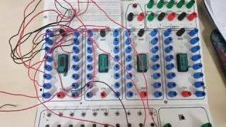 8SIMULATION OF BCD TO 7SEGMENT DISPLAY DECODER  ON PROTEUS [upl. by Sorce111]