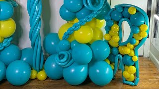 Balloon Letter  R using Amazon box’s [upl. by Charron586]