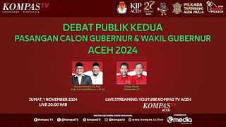 LIVE – Debat Publik Kedua Calon Gubernur dan Wakil Gubernur Aceh 2024 [upl. by Ridley]