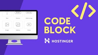 Add Code Block to Hostinger Website Builder [upl. by Yoshio]