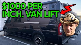 3000 VAN LIFT ⬆️ for MORE GROUND CLEARANCE of Winnebago TRAVATO GL 🚐 Class B RV by Fulltime RVer [upl. by Ojeibbob]