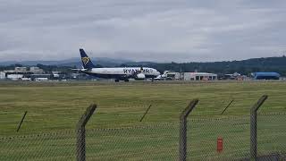 Qatar Executive G650ER Gulfstream A7CGH landing at Edinburgh 7724 [upl. by Adlare]