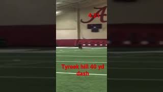 Tyreek hill 40 yard dash [upl. by Deehsar302]