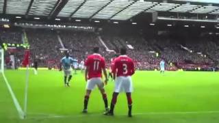 Patrice Evra and Ryan Giggs Funny Throw In [upl. by Primalia]