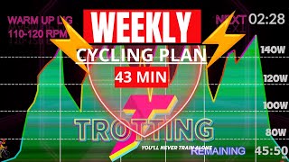 Optimize Your Ride in 43Minute The Ultimate Weekly Cycling Training Plan for Peak Performance [upl. by Illil112]