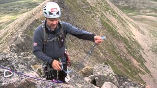 Abseiling from a scrambling route [upl. by Olracnaig9]