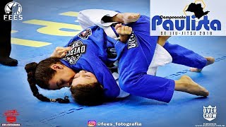 JIU  JITSU  Maria Fernanda Kimono Azul  Faixa Branca  Feminino  Campeonato Paulista 2018 [upl. by Eylrac157]