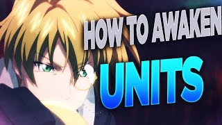 Grand Summoners  Beginners Guide  How To Level And Awaken Units [upl. by Ahsekat]