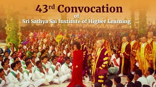 43rd Convocation Ceremony of SSSIHL  Nov 22 2024  Prasanthi Nilayam [upl. by Kahler]