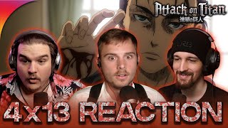 Attack On Titan 4x13 Reaction quotChildren of the Forestquot  First Time Watching [upl. by Odnesor]