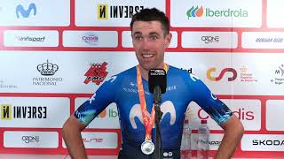 Declaraciones de Oier Lazkano subcampeón de España Élite UCI 2024  Prueba en línea masculina [upl. by Fu227]