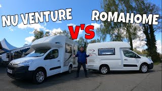 SMALL CAMPERS WHICH is BEST  Romahome or Nu Venture [upl. by Ardnalac7]