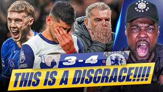 A DISGRACE 🤬 🤬 Tottenham 34 Chelsea EXPRESSIONS REACTS [upl. by Connors797]