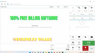 FREE POS SOFTWARE FOR YOUR BUISNESS100 FREE SOFTWAREARONIUM [upl. by Piks514]