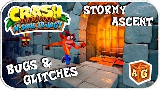 Top 8  Bugs amp Glitches In Stormy Ascent  Crash Bandicoot N Sane Trilogy [upl. by Almeeta560]