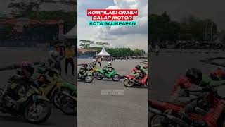 Kompilasi Cra5h Balap Motor di Kota Balikpapan [upl. by Dorette]