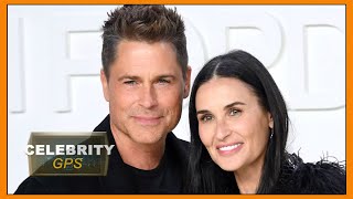 ROB LOWE confirme he dated DEMI MOORE  Hollywood TV [upl. by Nrehtac]