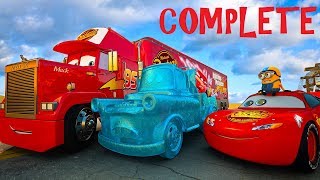 Lightning McQueen Mission Story of The FROZEN MATER Movie CARS 3 4 KIDS and DISNEY PIXAR Princess [upl. by Aldin312]