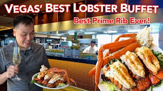 The Best Lobster and Prime Rib Buffet in Vegas M Resorts 1 Luxurious 99 Seafood Buffet [upl. by Cavanagh]