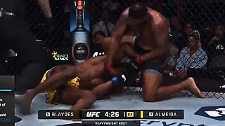 Curtis Blaydes KO Jailton Almeida HIGHLIGHTS [upl. by Frants]