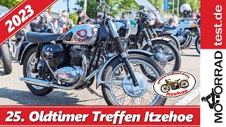 25 Motorrad Oldtimer Treffen Itzehoe  Rundgang amp Interviews [upl. by Eijneb]